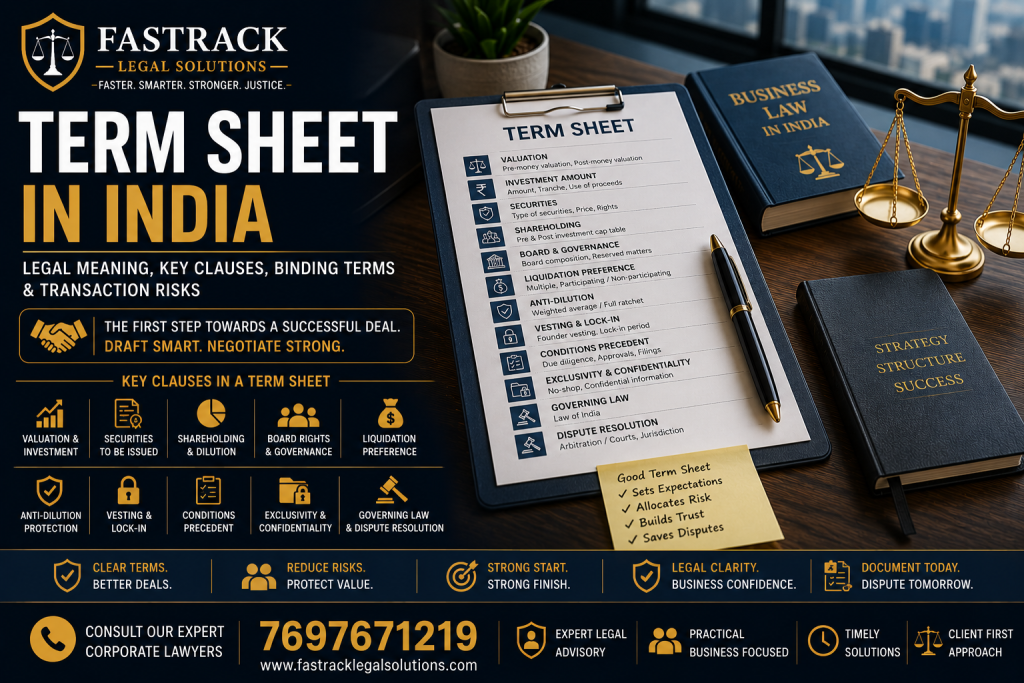term sheet India