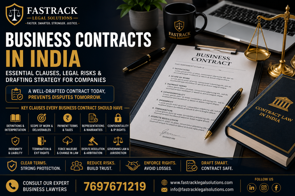 Business Contracts in India: Essential Clauses, Legal Risks and Drafting Strategy for Companies 2 Business contracts